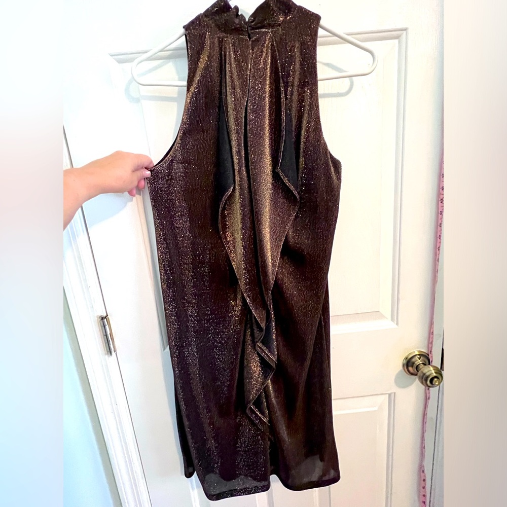 Brand new with tags HALSTON halter cocktail dress. Sz S